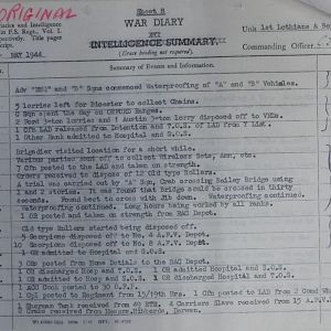 035 May 44 Regt WD Sheet 8