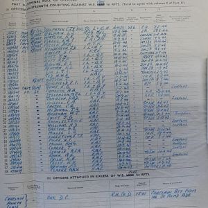 040 May 44 Field Return, Officers