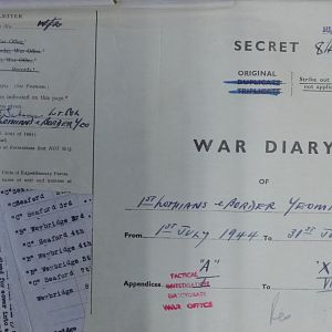 052 Jul 44 Regt WD Cover