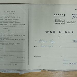 2 Recce Regt War Diary  March 1943