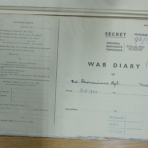 2 Recce Regt War Diary  October 1943