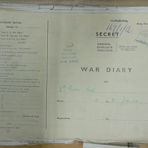 2 Recce Regt War Diary  January 1944