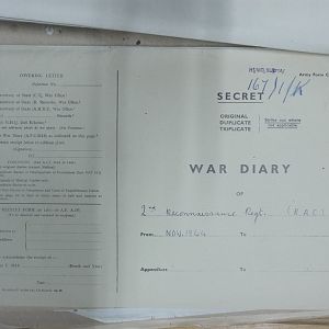 2 Recce Regt War Diary  November 1944
