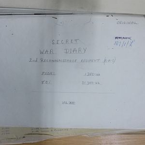 2 Recce Regt War Diary  December 1944
