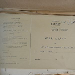 2 Recce Regt War Diary  June 1945