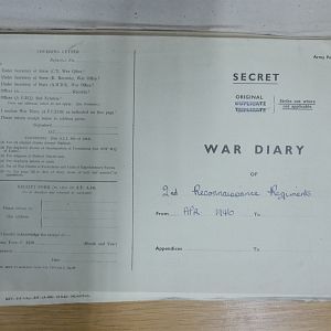 2 Recce War Diary April 1946