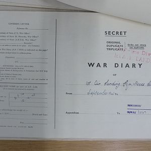 1 Airborne Recce War Diary September 1942