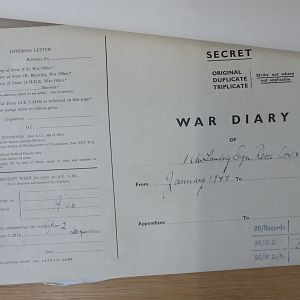 1 Airborne Recce War Diary January 1944