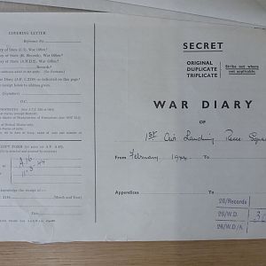 1 Airborne Recce War Diary February 1944
