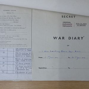 1 Airborne Recce War Diary March 1944