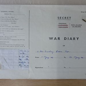 1 Airborne Recce War Diary May 1944