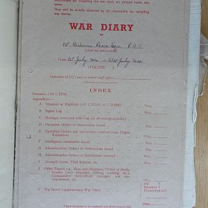 1 Airborne Recce War Diary July 1944