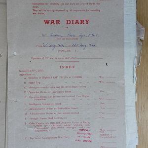 1 Airborne Recce War Diary August 1944