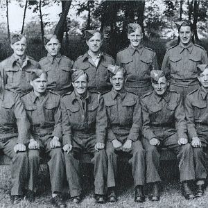 George Owen Farrell On Left Top Row Stalag Xx1d Ger25 GEGENV11 1940 0r 41