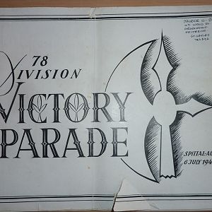 78th Division Victory Parade 1945 (5th Battalion Northants)