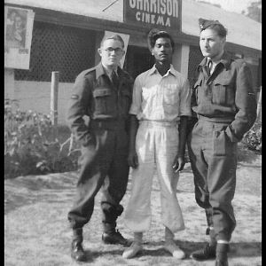 Out side the Garrison Cinema