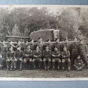 Grandad Next To Tank