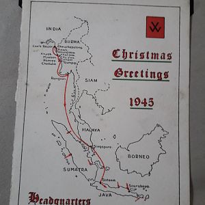 Christmas Greetings 1945 Arakan