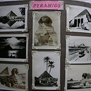 The Pyramids of Giza.