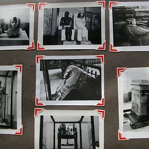 Inside the Egyptian Museum.