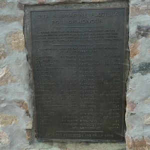 12th Submarine Flotilla, Roll of Honour