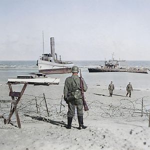 Dunkirk Tug Ship 1940 Colour