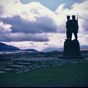 Commando Memorial taken 1967/68ish