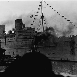 Queen Mary Docks Southampton