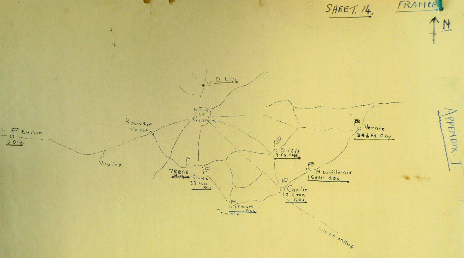 October 1939 War Diary, 7 Guards Brigade, Headquarters